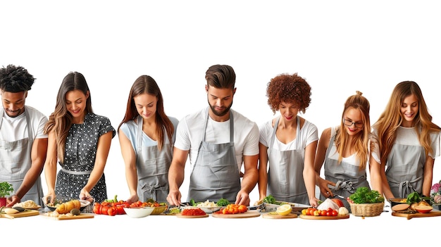 Učastníci kurzu pri stole